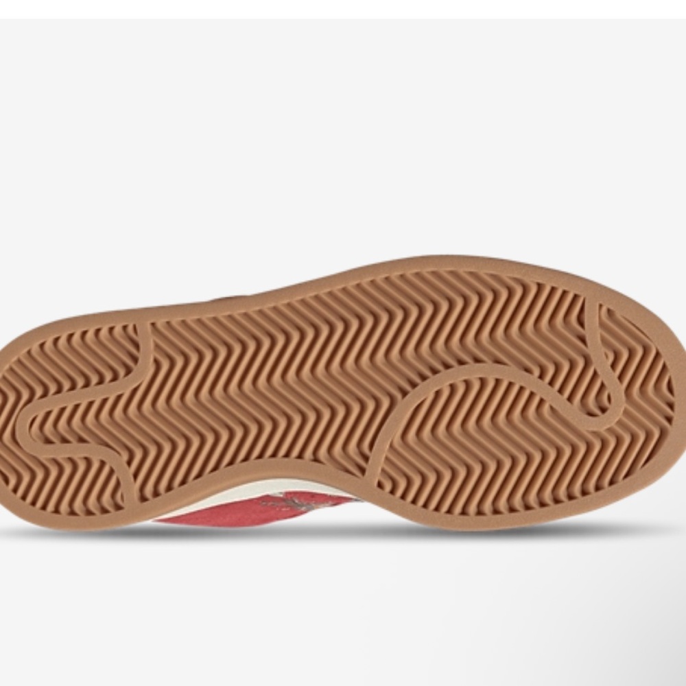 Adidas Women's Red and Floral Campus Sneakers - Picture 6 of 11